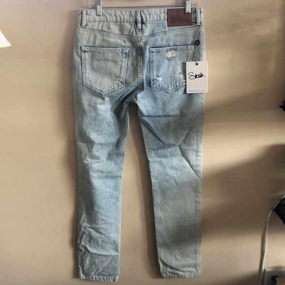 SikSilk  Distressed Skinny Jeans SzSM NWTS - Picture 9 of 16